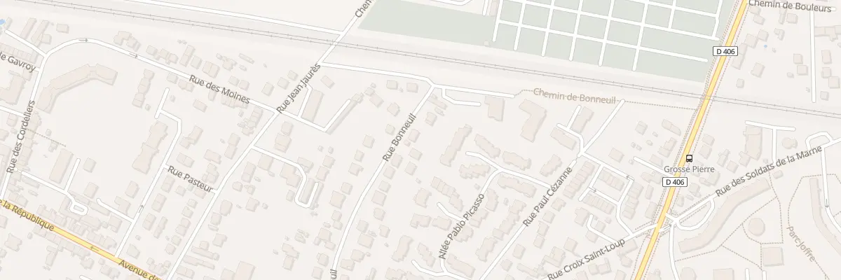 Plan du 30 Rue de Bonneuil à Meaux