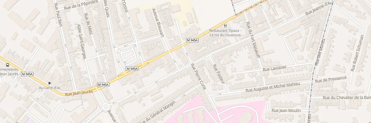 Plan du 6 Rue Pierre Curie à Armentières