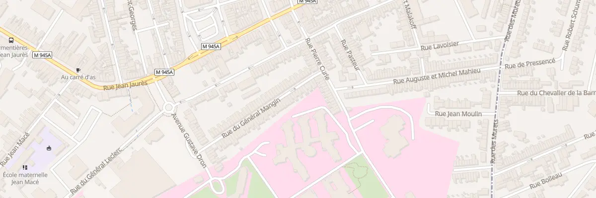 Plan du 17 Rue du General Mangin à Armentières
