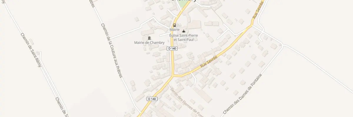 Plan du 21 Rue de la Ville à Chambry