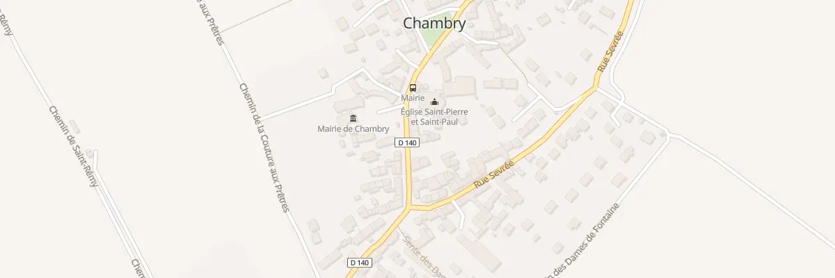 Plan du 19 Rue de la Ville à Chambry