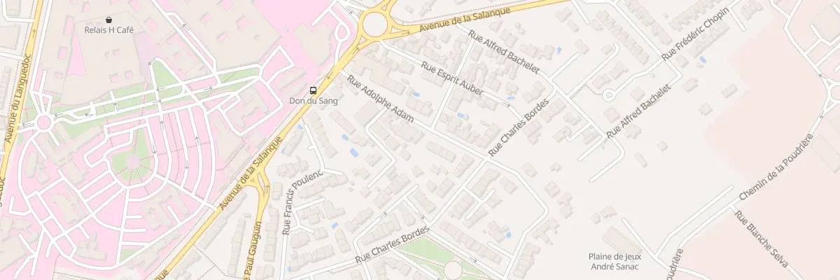 Plan du 24 Rue Adolphe Adam à Perpignan