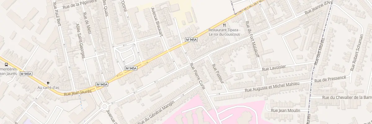 Plan du 8 Rue Pierre Curie à Armentières