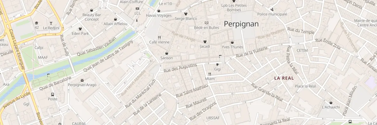 Plan du 17 Rue des Augustins à Perpignan