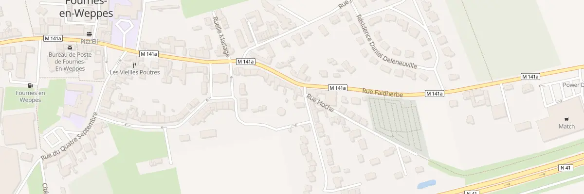 Plan du 1534 Rue Faidherbe à Fournes-en-Weppes