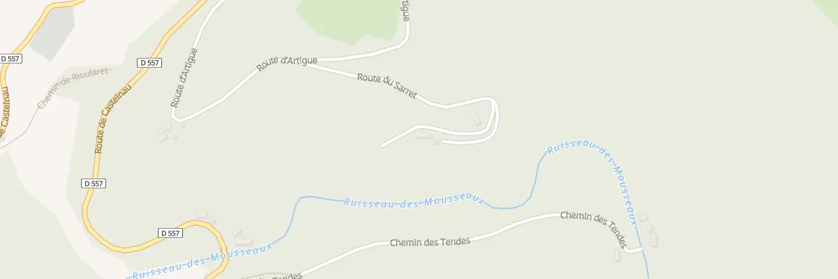 Plan du 5069 Sarret à Castelnau-de-Mandailles