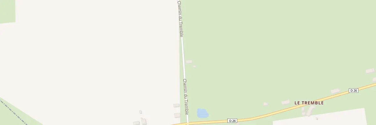 Plan du 57 Le Tremble à Saint-Hilaire-de-Gondilly