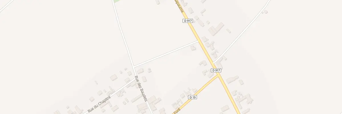Plan du 7 Rue de Bapaume au Transloy