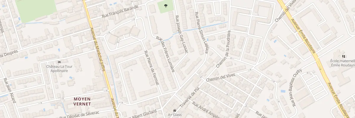 Plan du 3 Rue Gay Lussac à Perpignan