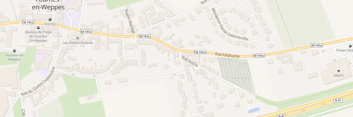 Plan du 1542 Rue Faidherbe à Fournes-en-Weppes