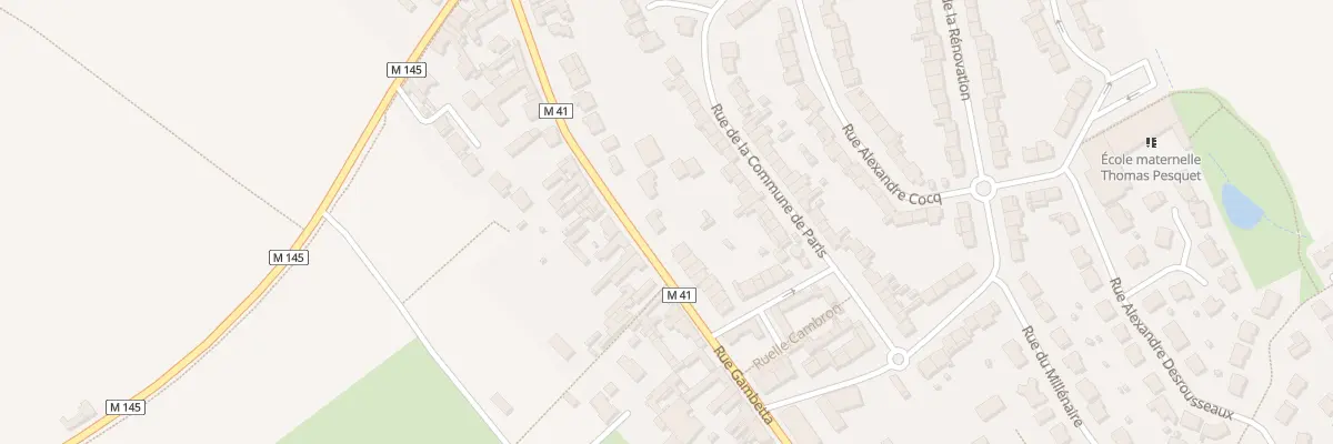 Plan du 690 Rue Gambetta à Sainghin-en-Weppes