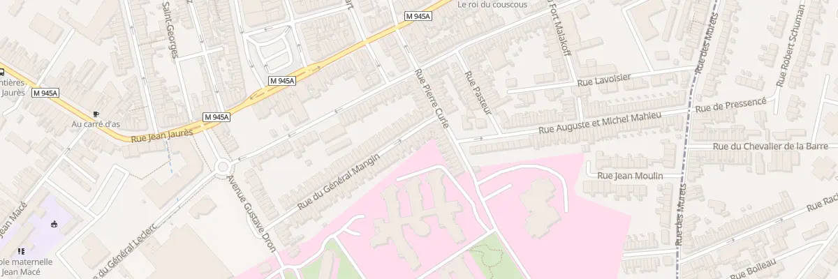 Plan du 7 Rue du General Mangin à Armentières