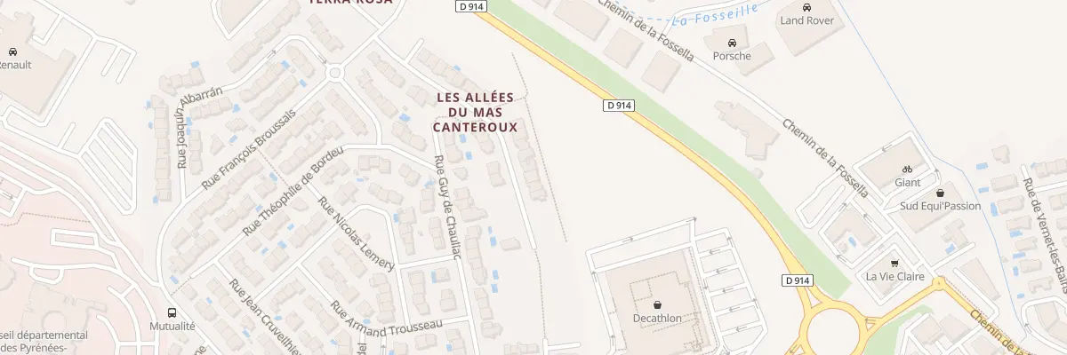 Plan du 296 Rue Docteur Francis Montane à Perpignan