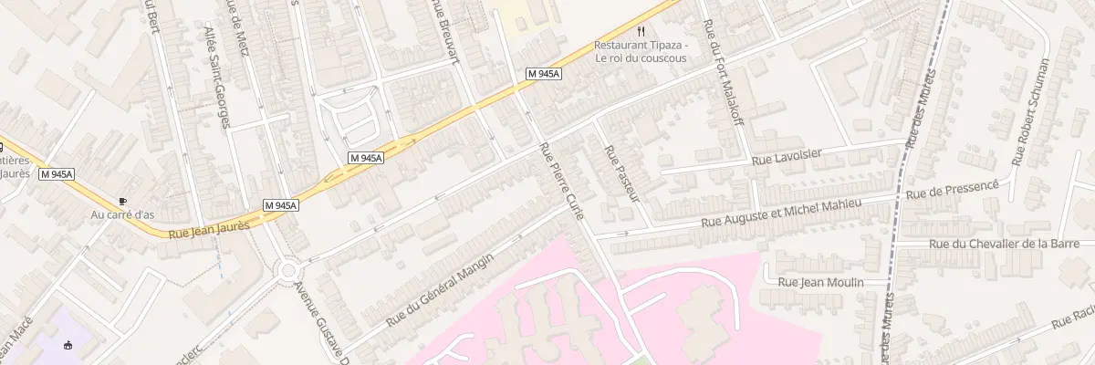 Plan du 20 Rue Pierre Curie à Armentières