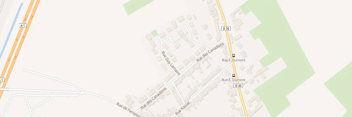 Plan du 23 Rue Guy Lemaire à Rœux