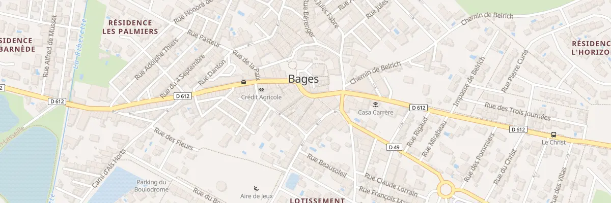 Plan du 97 Av Jean Jaures à Bages