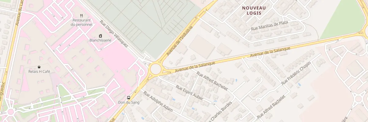 Plan du 811 Av de la Salanque à Perpignan