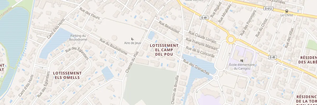 Plan du 8 Rue Camp Del Pou à Bages