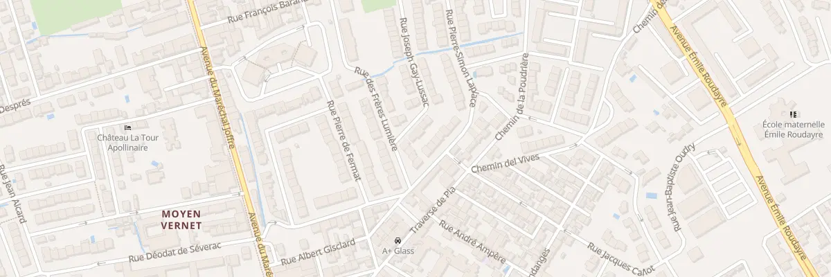 Plan du 4 Rue Gay Lussac à Perpignan