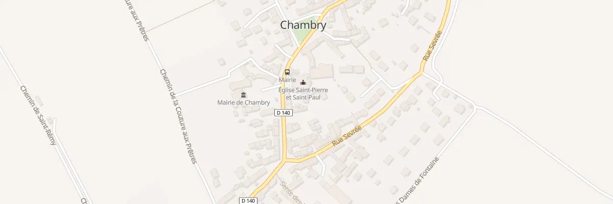 Plan du 9 Rue de la Ville à Chambry