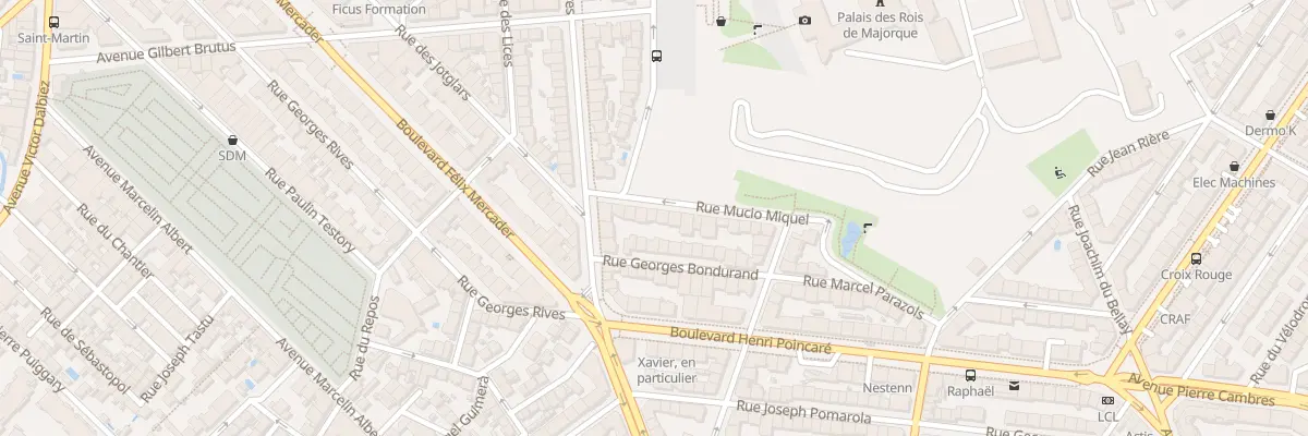 Plan du 10 Rue Miguel Mucio à Perpignan