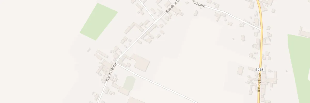Plan du 7 Rue de l’Enfer à Licourt