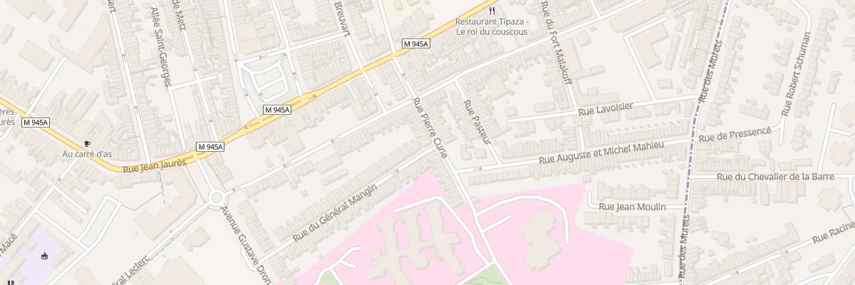 Plan du 28 Rue Pierre Curie à Armentières