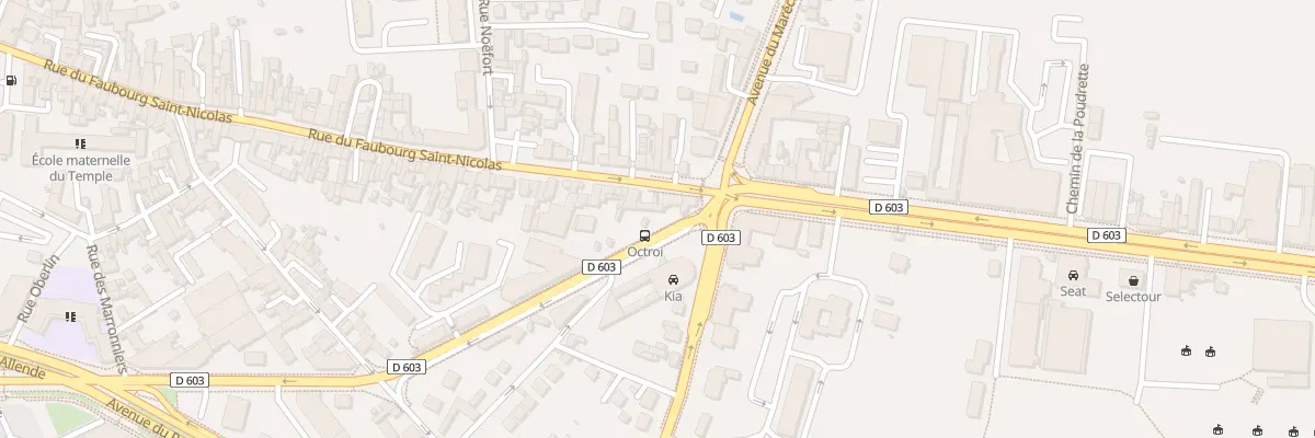 Plan du 204 Rue du Faubourg Saint Nicolas à Meaux