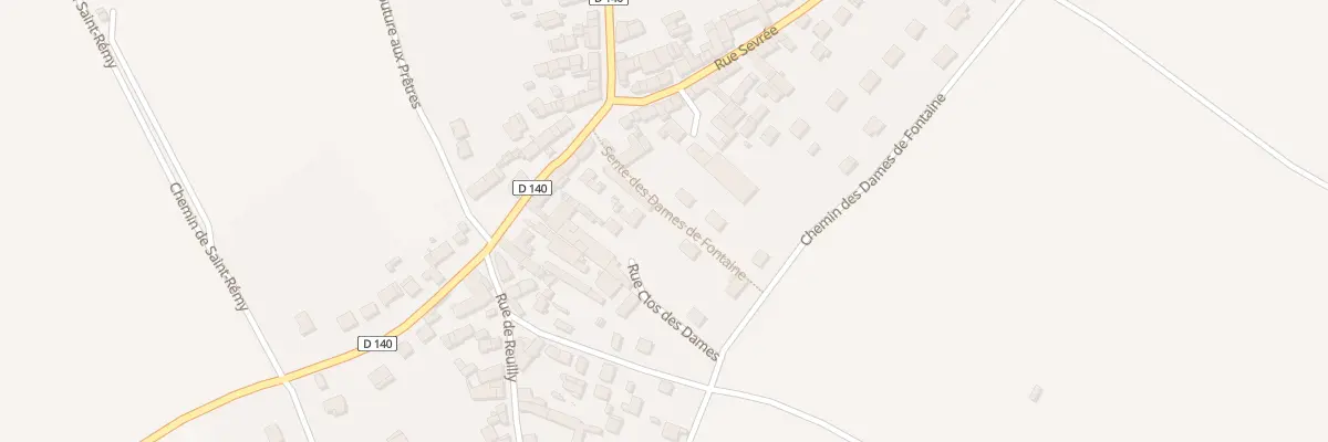 Plan du 4 Sen des Dames de Fontaine à Chambry