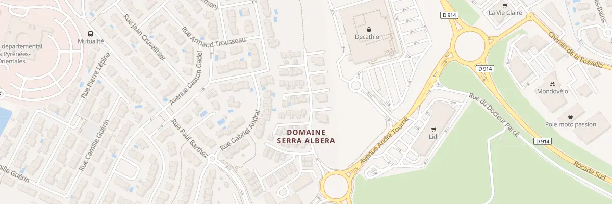 Plan du 69 Rue Docteur Francis Montane à Perpignan