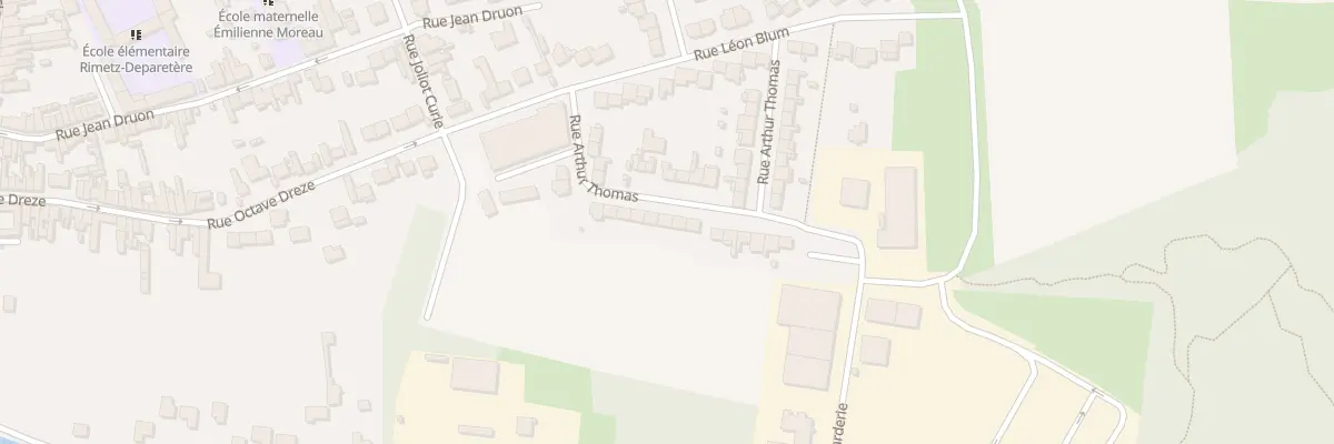 Plan du 16 Rue Thomas à Pont-à-Vendin