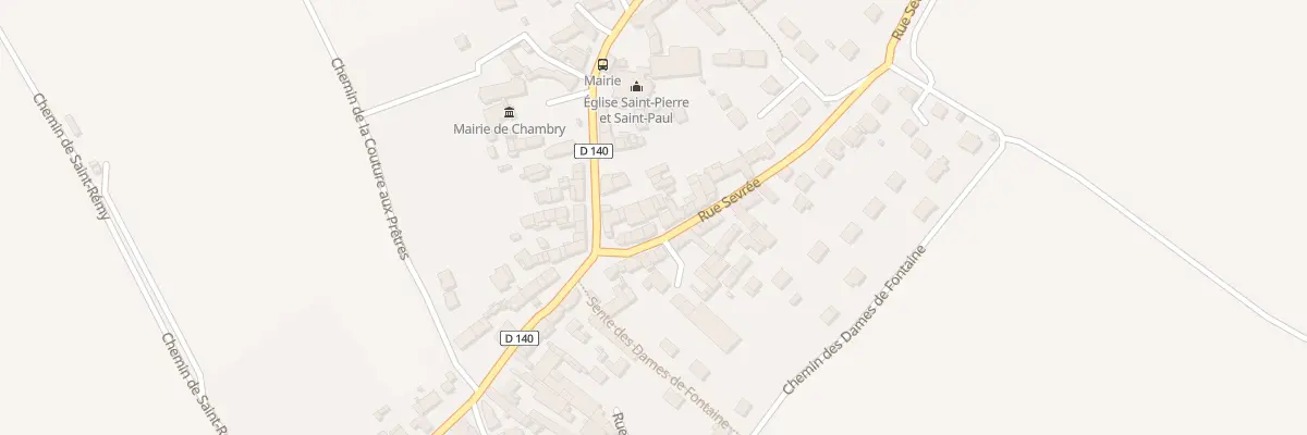 Plan du 25 Rue de la Ville à Chambry