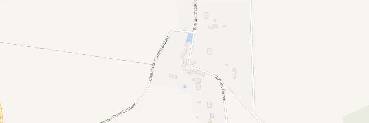 Plan du 15 Rue des Thorêts à Chevry-sous-le-Bignon