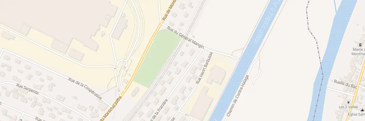 Plan du 6 Rue de Franière à Thourotte