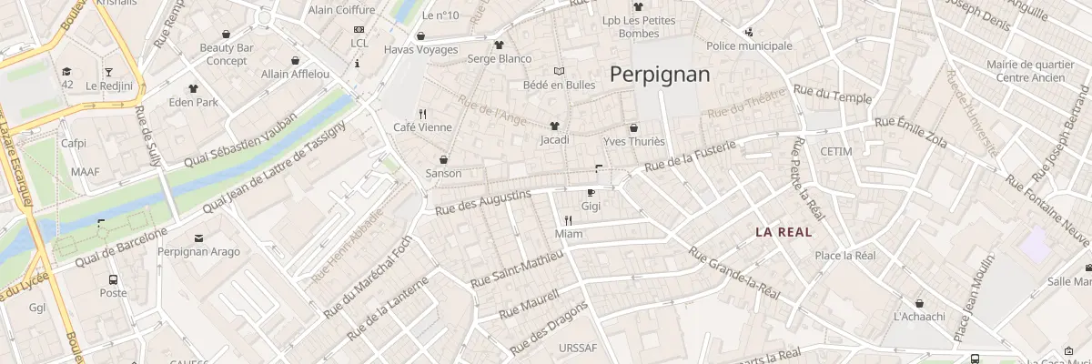 Plan du 31 Rue des Augustins à Perpignan