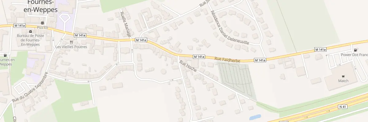 Plan du 1566 Rue Faidherbe à Fournes-en-Weppes