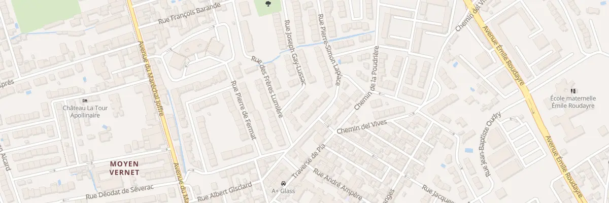 Plan du 8 Rue Gay Lussac à Perpignan