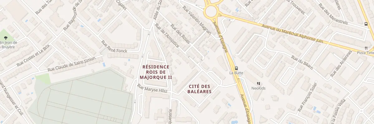 Plan du 26 Rue de l’Armistice à Perpignan