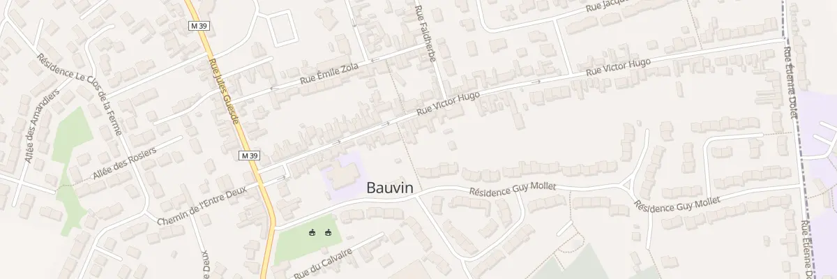 Plan du 24 Rue Victor Hugo à Bauvin