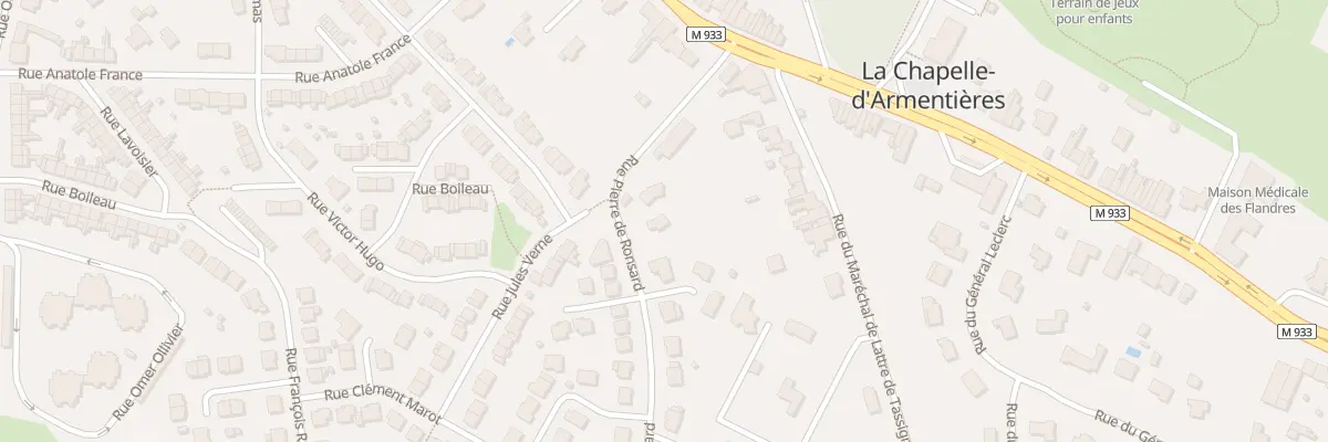 Plan du 3 Rue Pierre De Ronsard à La Chapelle-d’Armentières