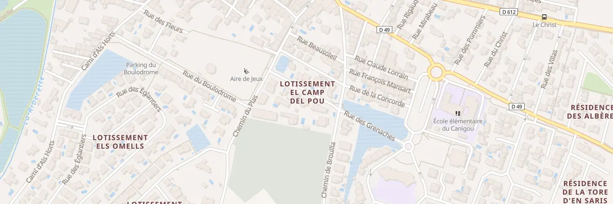 Plan du 6 Rue Camp Del Pou à Bages