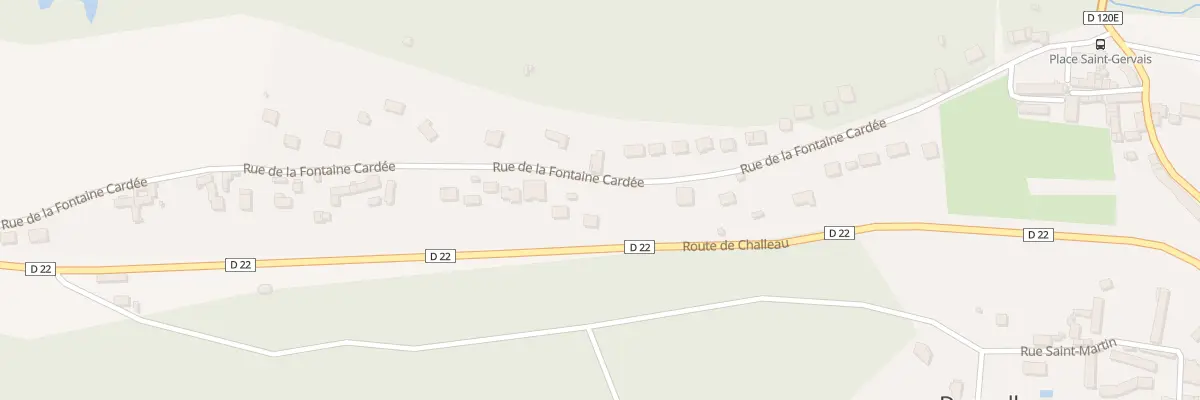 Plan du 41 Rue de la Fontaine Cardée à Dormelles