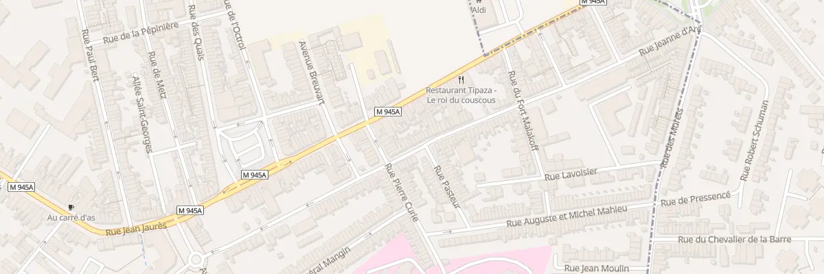 Plan du 95 Rue Jeanne d’Arc à Armentières