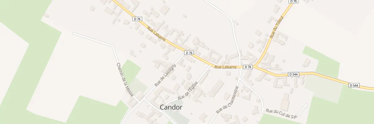 Plan du 1 Rue Labarre à Candor