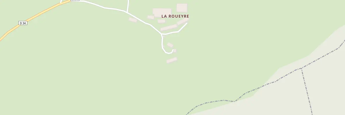 Plan du 5101 La Roueyre à Cézens