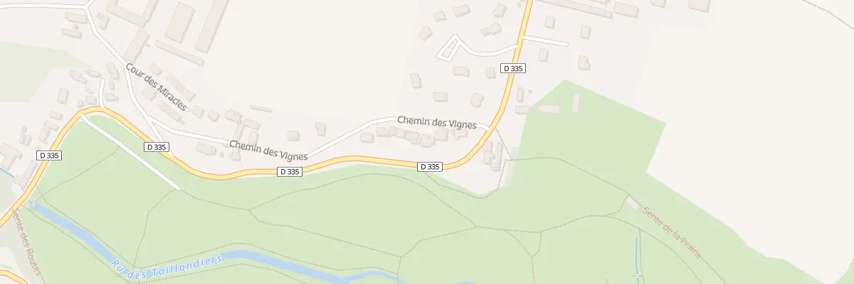 Plan du 14B Che des Vignes à Crépy-en-Valois