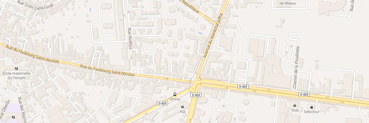 Plan du 155 Rue du Faubourg Saint Nicolas à Meaux