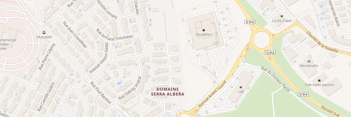 Plan du 80 Rue Docteur Francis Montane à Perpignan