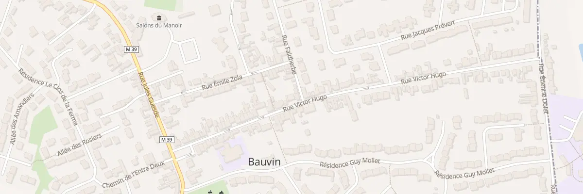 Plan du 45B Rue Victor Hugo à Bauvin