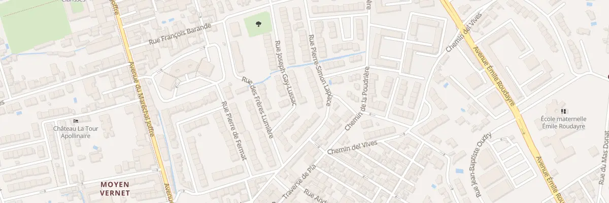 Plan du 14 Rue Gay Lussac à Perpignan
